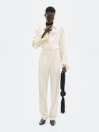 Flowing satin oversize shirt - LIMITED