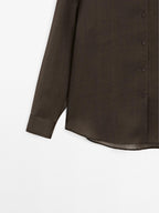 Flowing ramie blend shirt