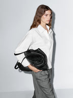 Loose-fitting 100% cotton poplin shirt