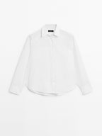 100% cotton shirt with seam detail