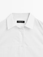 100% cotton shirt with seam detail