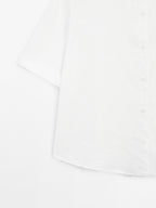 100% linen short sleeve shirt