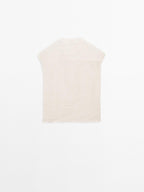 Waistcoat with buttoned chest detail