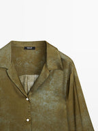 Printed flowing shirt