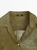 Printed flowing shirt