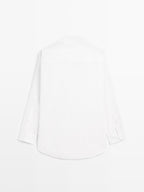 Striped batwing sleeve shirt