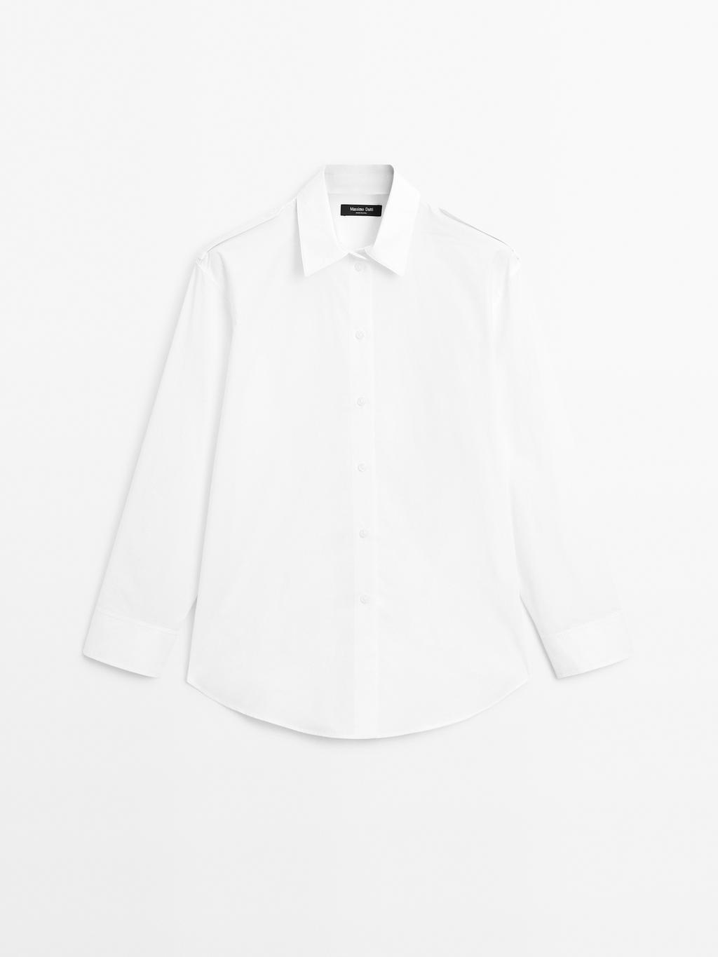100% cotton shirt with shoulder detail