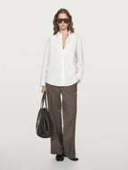 100% cotton shirt with shoulder detail