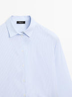 Striped stretch shirt