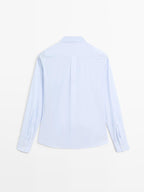 Striped stretch shirt