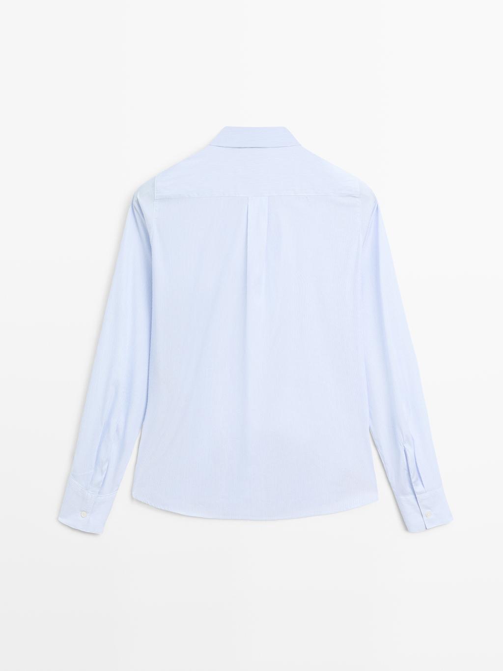 Striped stretch shirt