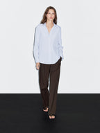 Striped stretch shirt