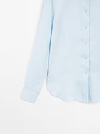 Flowing shirt with shirt collar