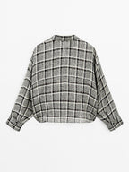 100% linen check shirt