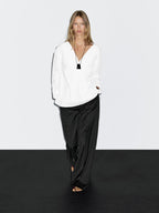 100% cotton surplice blouse