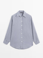 Striped oversize shirt