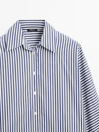 Striped oversize shirt