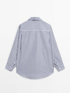 Striped oversize shirt