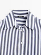 Striped oversize shirt