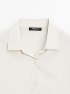 Flowing technical fabric shirt