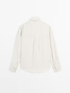 Flowing technical fabric shirt