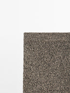 100% cashmere knit midi skirt