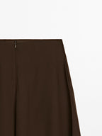 Flowing flared skirt