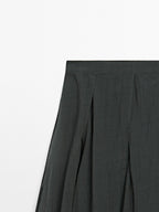 Long flowing skirt with ruffles