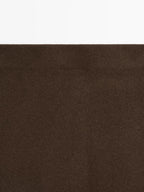 Double-faced midi skirt