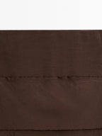 Midi skirt with ruffle detail