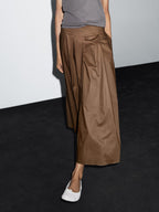 Long box pleat skirt