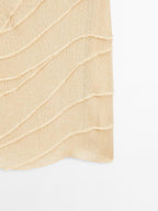 Midi skirt with patchwork detail