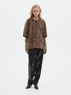 Wide-leg nappa leather trousers - LIMITED