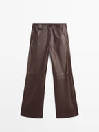 Nappa leather trousers