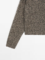 100% cashmere knit boat neck sweater