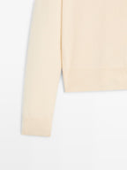 100% wool high neck knit cardigan