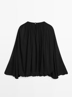 Flowing balloon blouse - Limited
