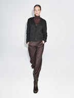 Wool blend V-neck cardigan