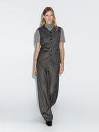 100% wool suit waistcoat