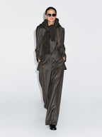 100% wool pinstripe blazer