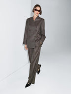 100% wool melange suit blazer