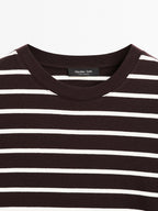 Striped 100% cotton T-shirt