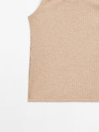 100% cotton marl strappy top