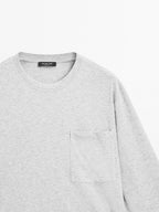 Oversize T-shirt with pocket details