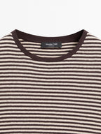 Short sleeve striped shirt