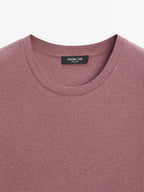 Short sleeve cotton blend T-shirt