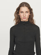 Long sleeve T-shirt with seam detail