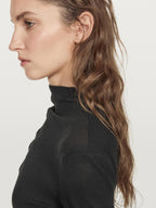 Long sleeve T-shirt with seam detail