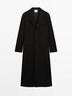 Long 100% wool coat - LIMITED