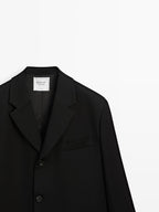 Long 100% wool coat - LIMITED